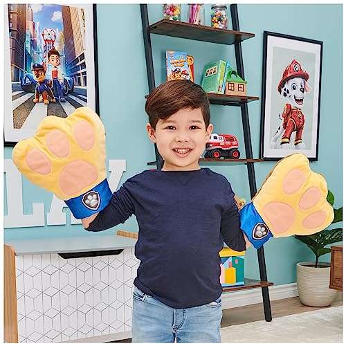 Paw Patrol, Chase Hero Paws Role Play Plush Toy with 10 Sounds and Phrases, Pretend Play Costume for Kids Ages 3 and up 5