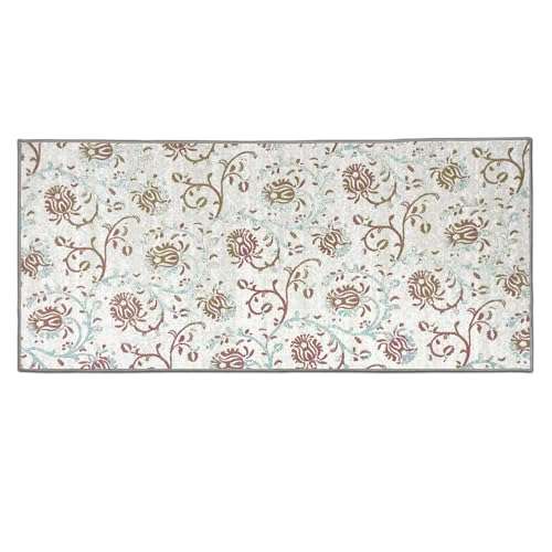 Welspun Wonder-Full Polyster 981 GSM Runner, Dining Table/Indoor Floor Runner Carpet for Bedroom - Anti Skid Runner (Beige - ‎2 X 5 Feet) 2