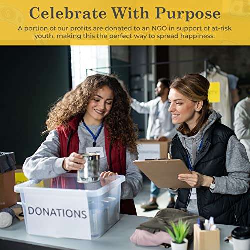 The Money Cake - Money Cake Pull Out Kit Includes 1 Money Box 1 Plastic Roll 50 Transparent Bag Connected Pocket, and Happy Birthday Cake Topper for Birthday Parties 6