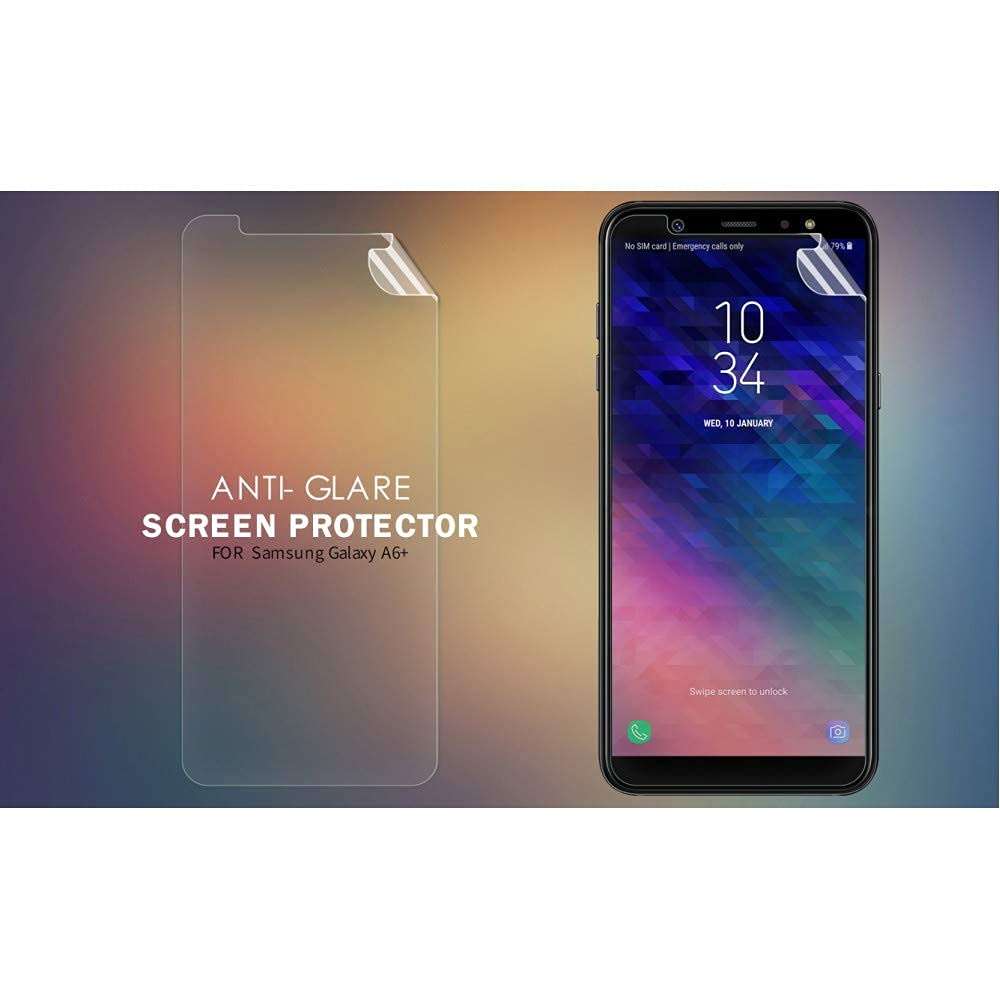 Nillkin Screen Guard for Samsung Galaxy J8 J 8 2018 Whole Set Version Matte Anti Glare Front + Camera Sticker 6