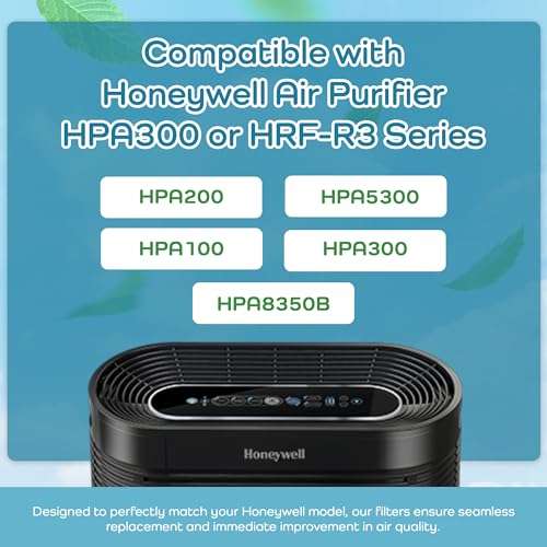 Breathe Naturally - Replacement Filters Compatible with Honeywell Air Purifier HPA300, HPA300 or HRF-R3 Series – Activated Carbon Prefilter – 12" x 17.2", 14" x 17.2" - Easy Replacement - (Pack of 4) 3