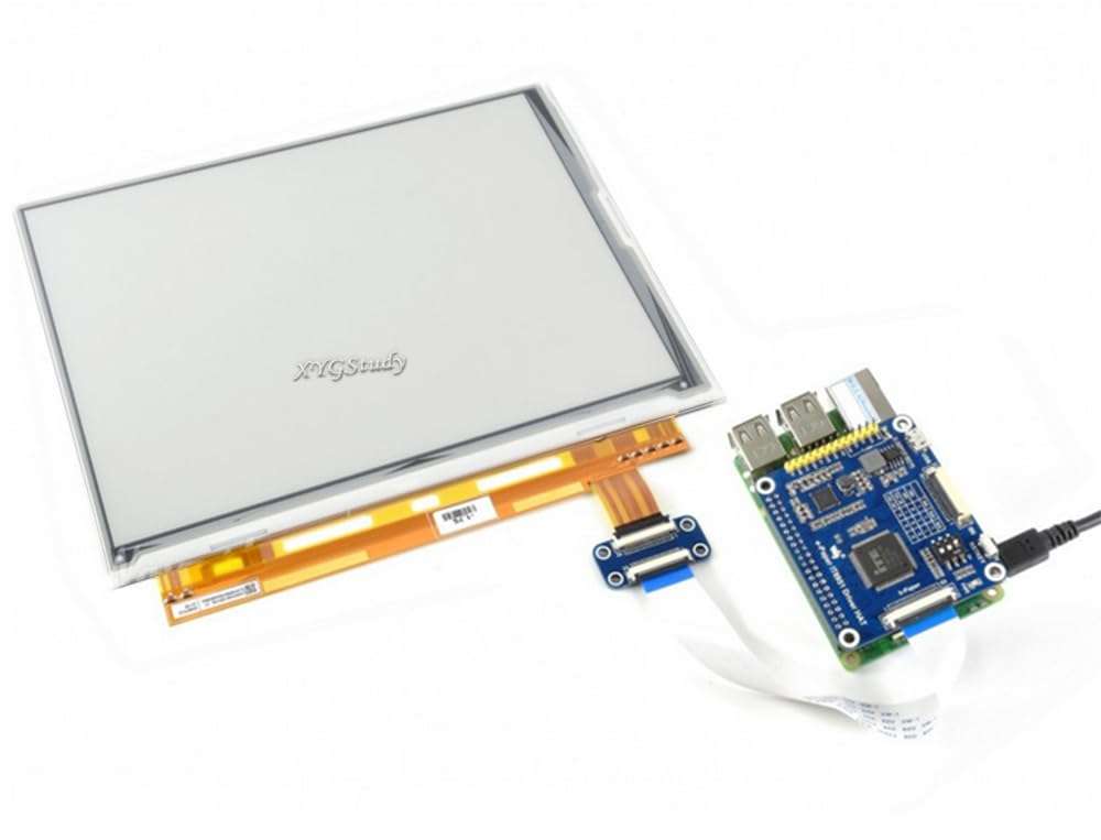 9.7 inch E-Ink e-Paper Display HAT 1200x825 Controller IT8951 Interface USB/SPI/I80 Supports Raspberry Pi 3 2 Model B+ B Zero W WH @XYGStudy 2