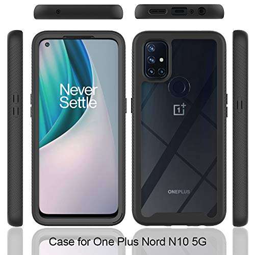 Dzxouui for Oneplus Nord N10 5G Case,One Plus Nord N10 5G Case,Heavy Duty Protective Shockproof Bumper Hybrid Clear TPU Cover Phone Cases for Oneplus Nord N10 5G(XK-Purple) 4