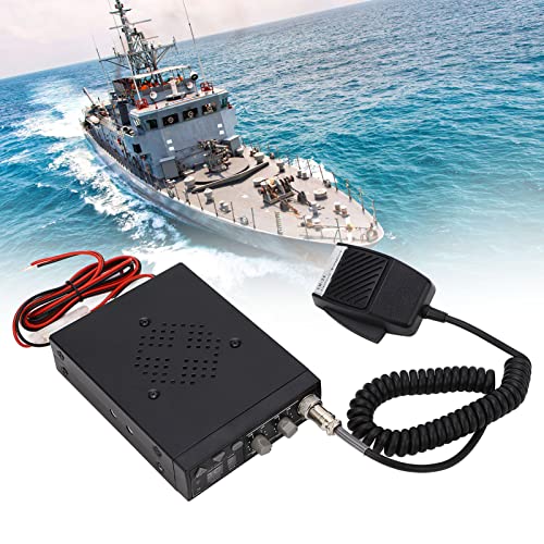 CB Transceiver 27 MHz 40 Channels Portable Lightweight 12 to 16V DC Stable Connection Suitable for Boats for Reliable and Efficient Communication 3
