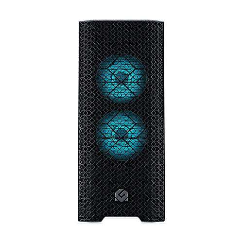 Phanteks Metallic Gear Neo Air Mid Tower ATX Computer Case/Gaming Cabinet - White | Support ATX, Micro-ATX, Mini-ITX, E-ATX | Pre-Installed 2 x 1200 mm Fans in Front - MG-NE520A_BK01 2