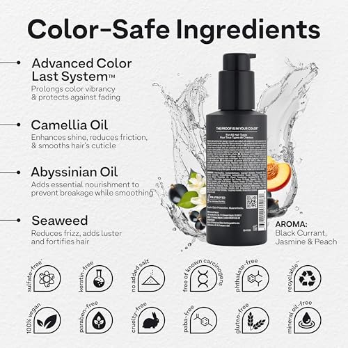 Colorproof Radically Smooth Taming Crème 5.4 Fl. Oz Smoothing Hair Cream with Black Currant, Jasmine & Peach Scent, Color Preserving and Humidity-Resistant Styling Cream 2