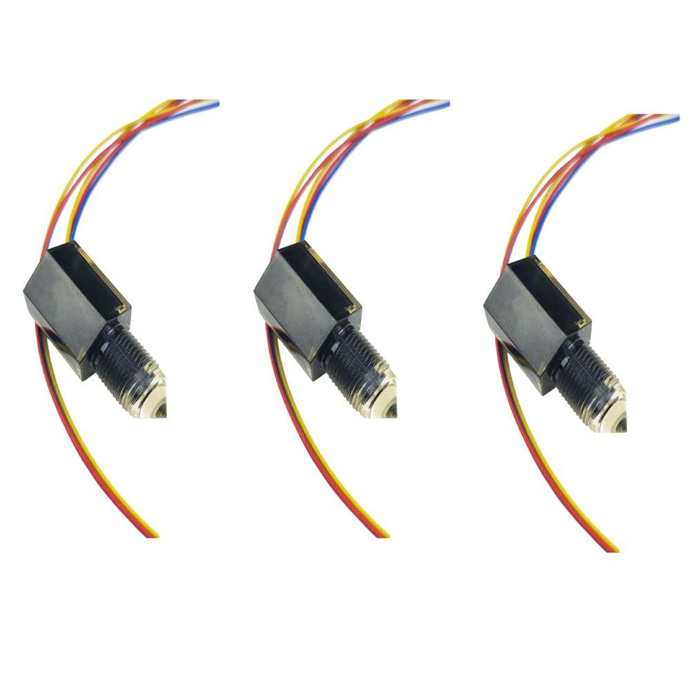EPTTECH FS-IR1902D PNP-NO Optical Infrared Water Oil Fuel Fluid Diesel Liquid Level Sensor Switch 5 to 24VDC,Pack of 3 5