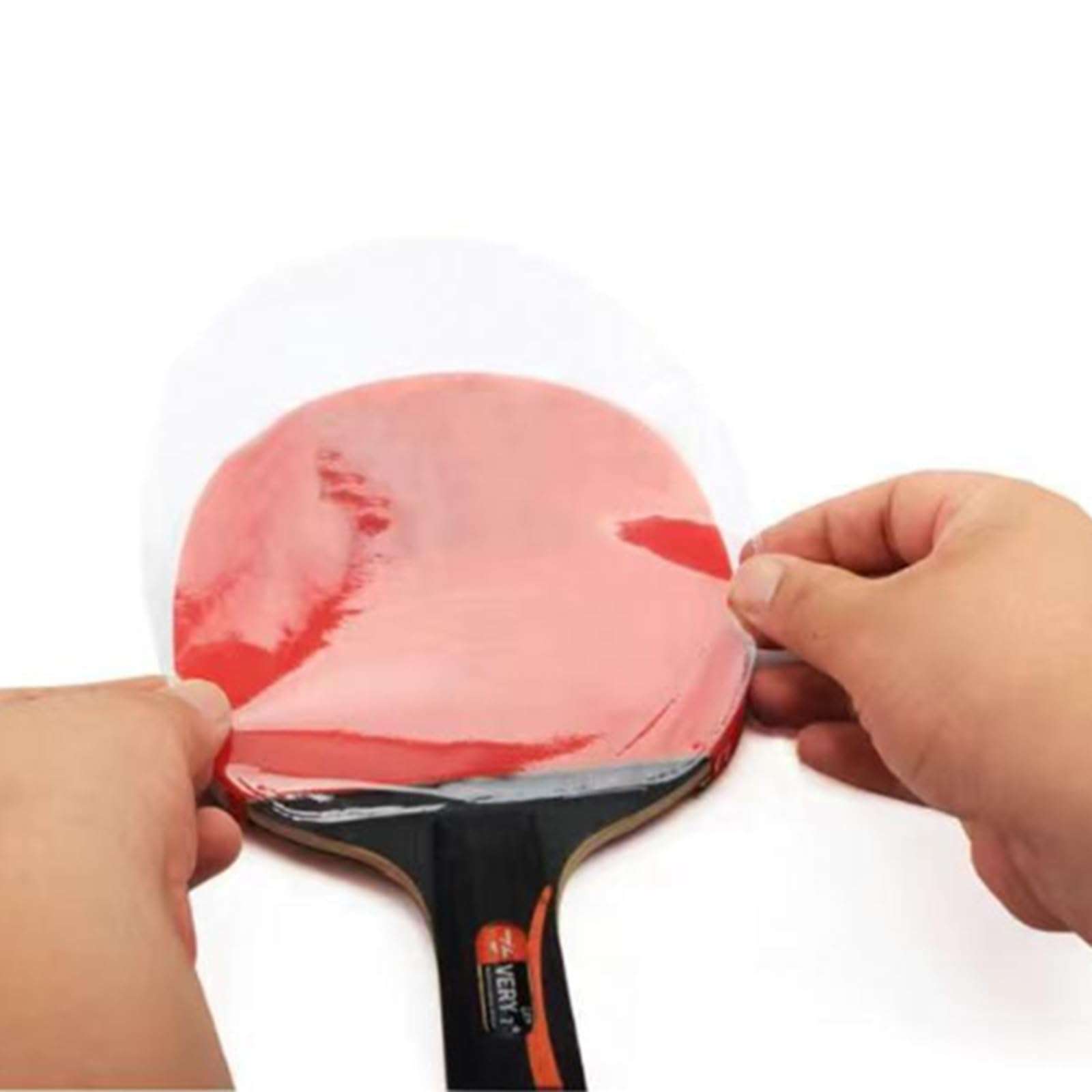 JUNNOTI Table Tennis Rackets Rubber Protections Film Pingpong Rackets Protective Film Stickier Transparent Maintenance 4