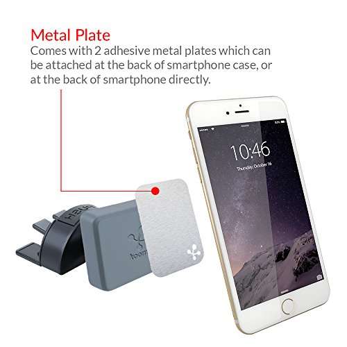 Koomus Pro CD-M CD Slot Magnetic Cradle-Less Smartphone Car Mount Holder for All iPhone and Android Devices, Single, Black 6