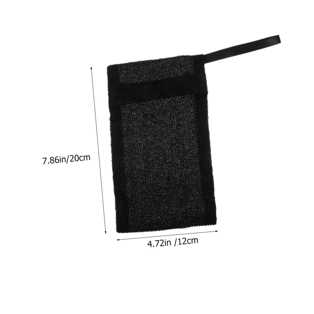 FRCOLOR 20 Pcs Soap Foaming Mesh Bag Drawstring Soap Pouch Dish Soap Dispenser Self Draining Shower Bar Soap Foaming Net Travel Soap Container Exfoliating Soap Net Sponge Nylon Fiber Black 6