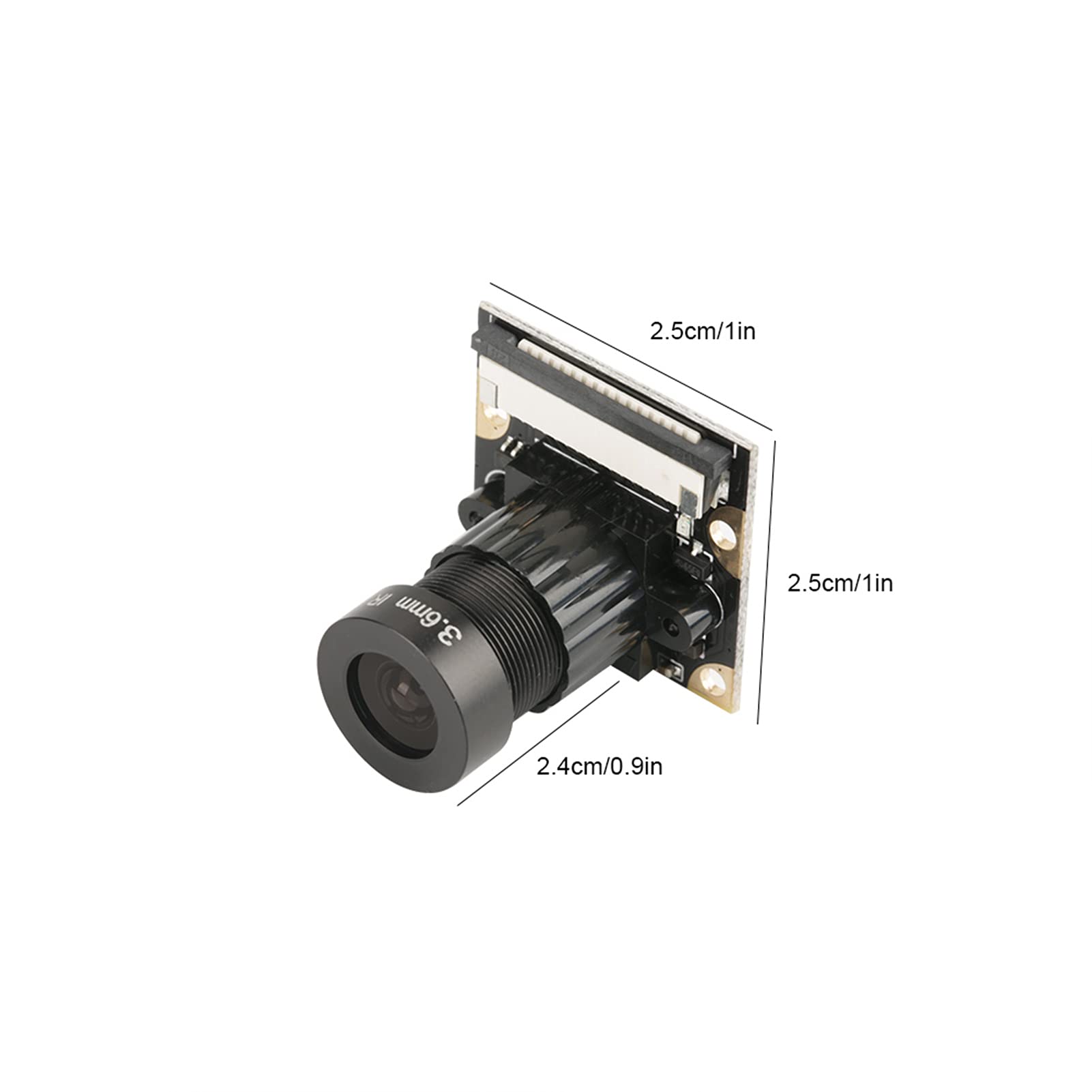 Camera Module, High Sensitivity Clear Image Ribbon Cameras Board for Raspberry Pi B 3 2 4