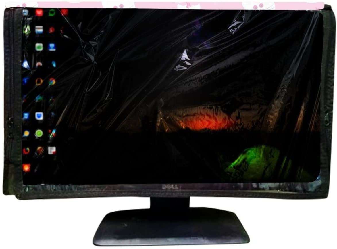 CRESSET WaterProof Computer Cover 3 in 1 DustProof Printed Combo For 19 Inch Desktop PC | Monitor, CPU and Keyboard Cover Pack Of 3 5