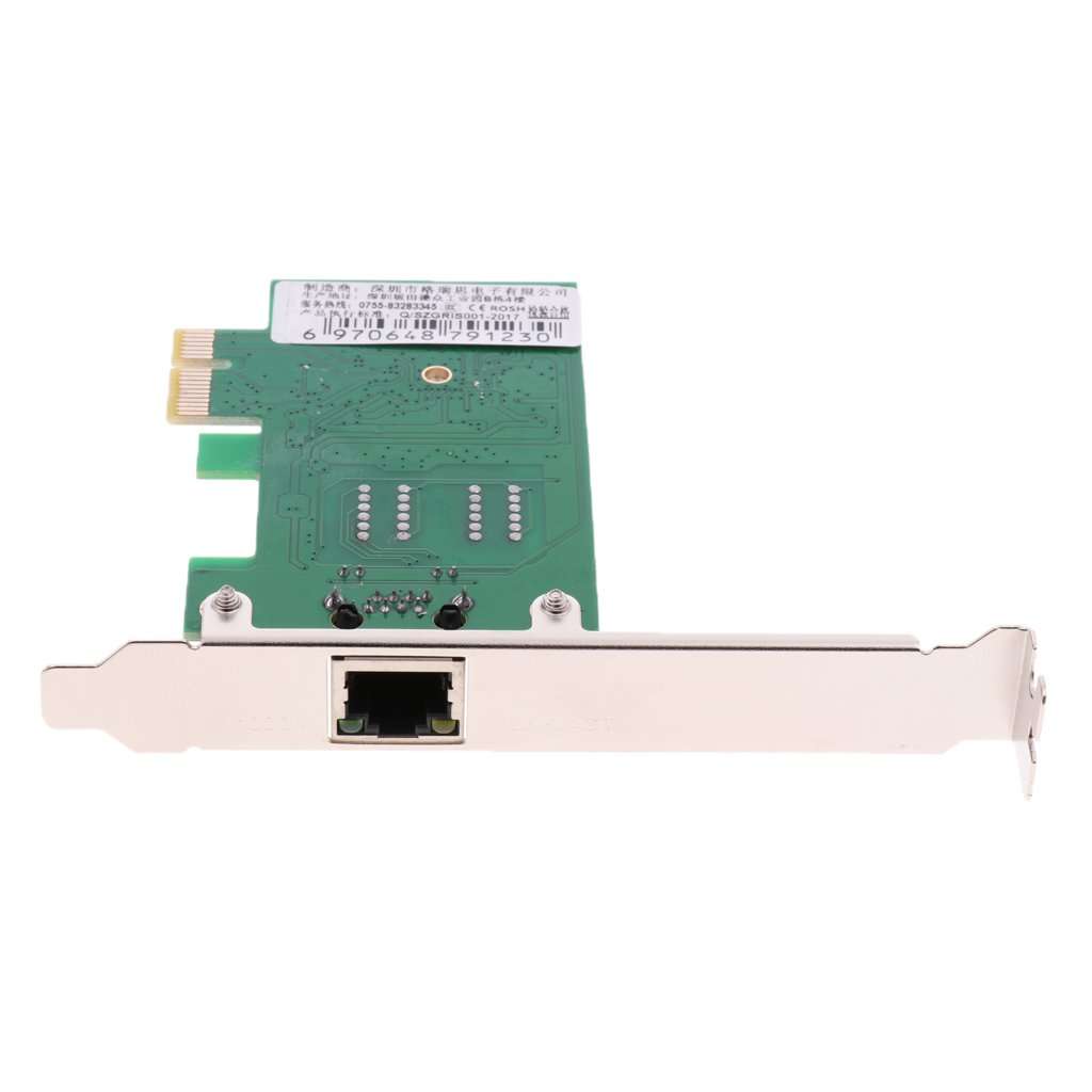 Network Card PCI-E Ethernet 10/100/1000Mbps RJ45 LAN Adapter for Desktop PC 6