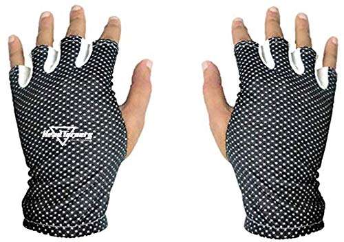 HeadTurners Cotton Limited Edition Finger Cut Fielding, Catching, Batting Inners Glove- Set Of 2 (White Dotted), Cricket 4