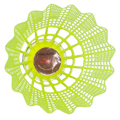 Triumph Alloy Steel Badminton Racquet Set - 2 Pc Badminton Racket with 6 Pc NEO-2000 Synthetic Shuttlecock and Full Racket Cover to Carry Both Rackets - Multicolor 4