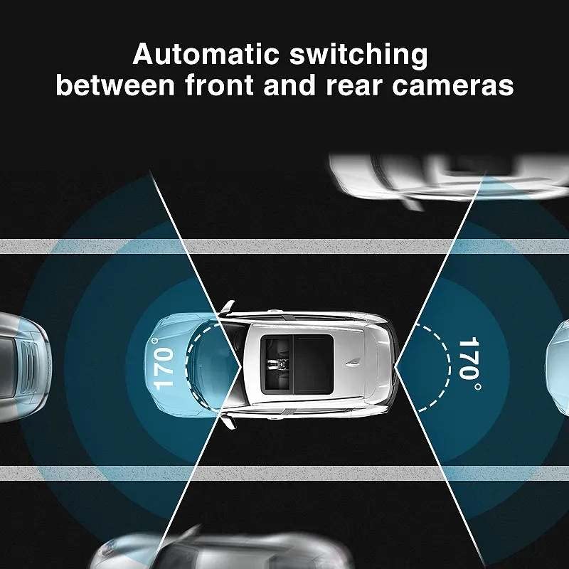 4K UHD Front & Back Dual Dash Camera with WiFi WDR & hardwire Full Set with GPS Hardwire GSensor Loop Recording MicroSD Support 5