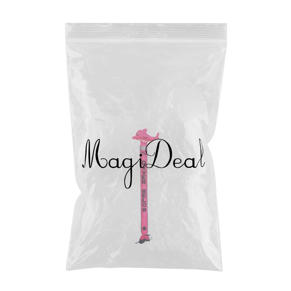 Calandis Scuba Diving Surface Marker Buoy SMB Underwater Safety Buoy Pink 6FT 3