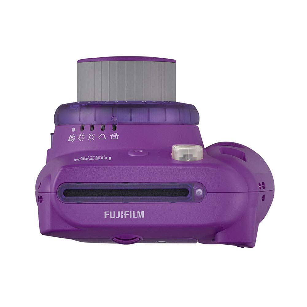 Fujifilm Instax Mini 9 Instant Camera (Clear Purple) & Instax Mini Single Pack 10 Sheets Instant Film for Fuji Instant Cameras 5
