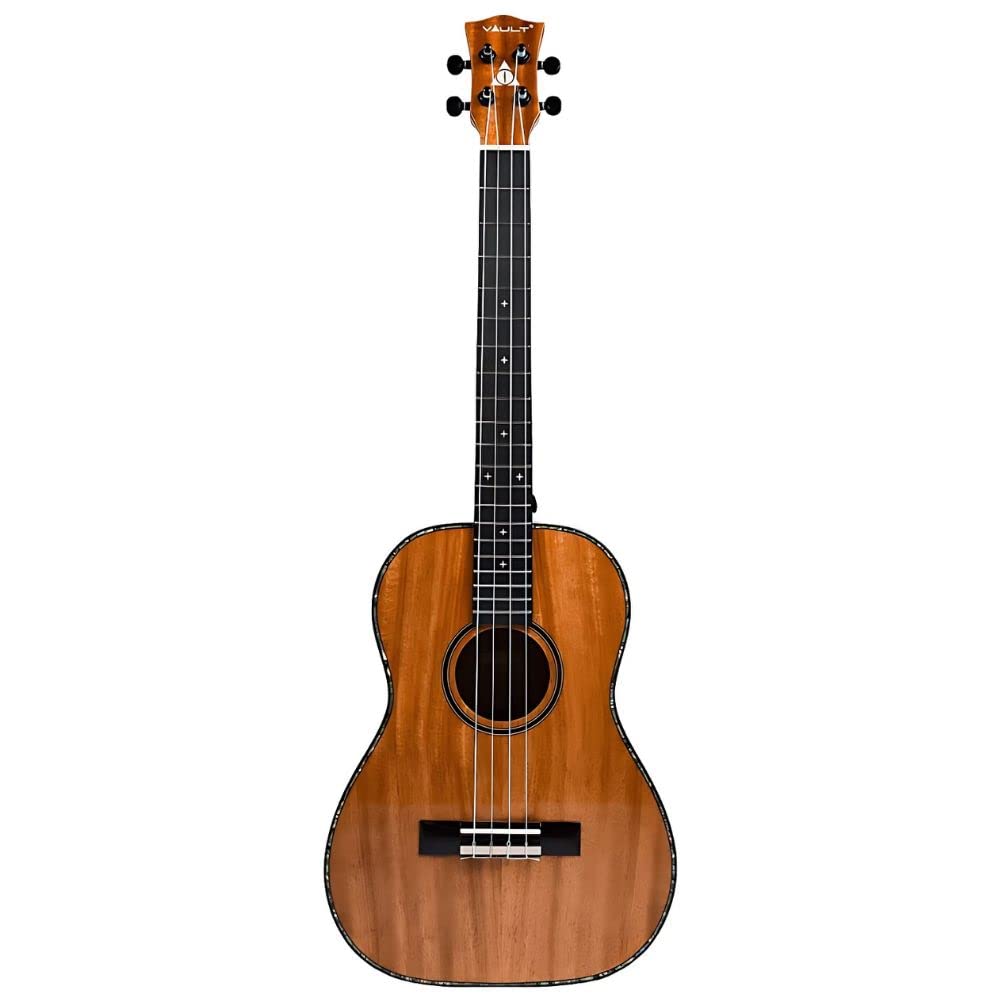 Vault Performer Pro 26" All Solid Mahogany Premium Tenor Electro Acoustic Ukulele With Gig-Bag 3