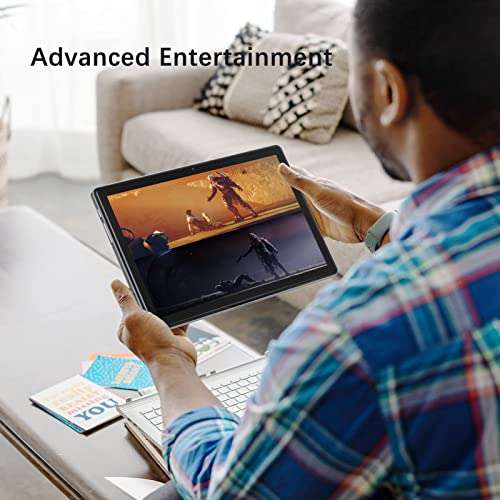 YUMKEM Tablet 10.1 inch, 4GB RAM 64GB Storage, Android 11 Go, 10 inch Android Tablets, 1280 X 800 IPS HD Display, Large Battery, Dual Camera, WiFi Only, Grey 5
