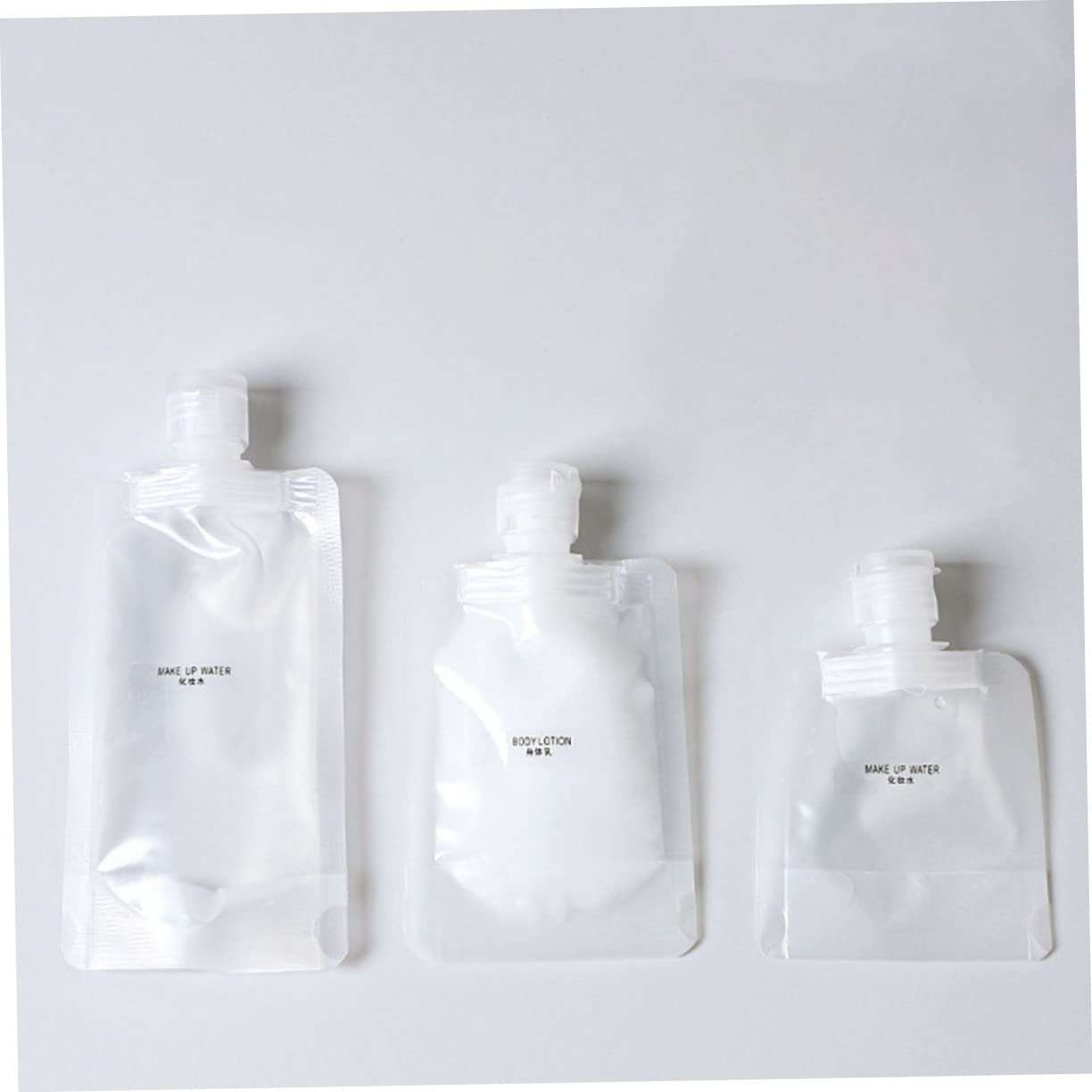 SOESFOUFU 1 Set Travel Bag Travel Containers for Toiletries Toiletry Pouch for Travel Portable Liquids Bottle Travel Toiletries Containers Travel Makeup Bags for Women Clear Gel The Pet 3