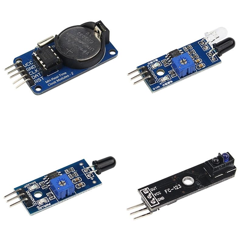 CHICHIYANG 16 Kinds of Sensor Module Kit Starter Learning Kit for Raspberry Pi 3/2 Model B 6