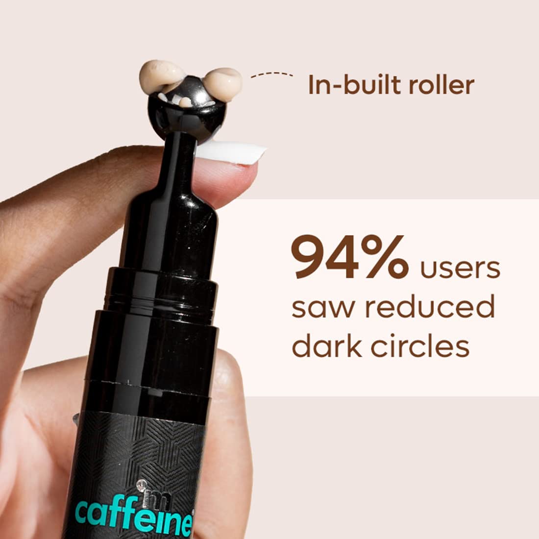 mCaffeine Dark Circle Reduction Combo with Coffee Under Eye Cream & Hydrogel Under Eye Patches | Reduces Puffiness, Fine Lines & Hydrates | For All Skin Types 4