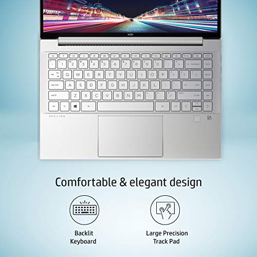 HP Pavilion 14 11th Gen Intel Core i7 16GB/1TB SSD 14 inches Laptop, FHD Micro-Edge Anti-Glare Display/Iris X Graphics/Backlit KB/B&O Audio/Fingerprint Reader/Windows 11 Ready/1.41kg, 14-dv0058TU 5