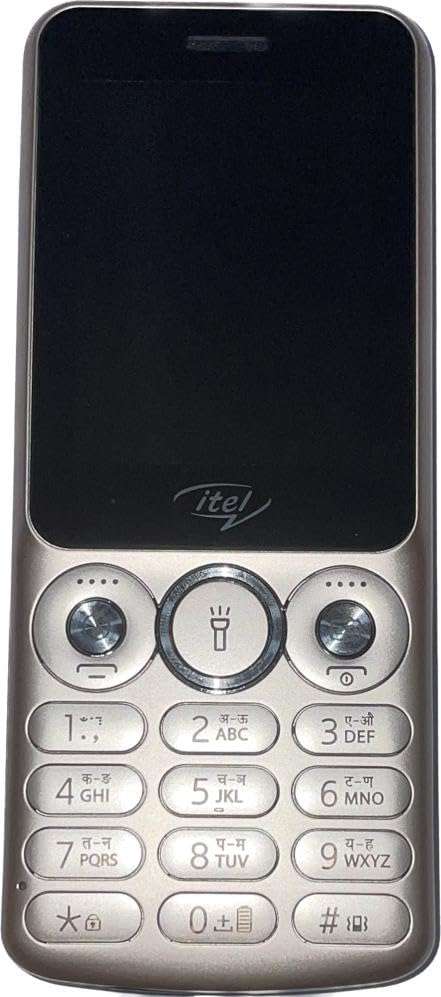 Itel MUZIK430 Gold 6.1cm(2.4) QVGA Display 3000mAh Mega Battery King Voice Super loud3D Sound 70 Days Backup Extended with Super Battery Mode Super Bright LED Torch 1