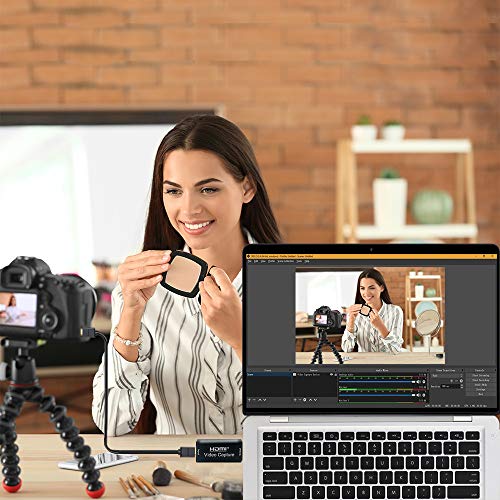 P Panoraxy Wireless Lavalier Microphone with USB USB Video Capture Card to Set Up Livestream Console，Smartphones, Record Interview, Vlogs 3