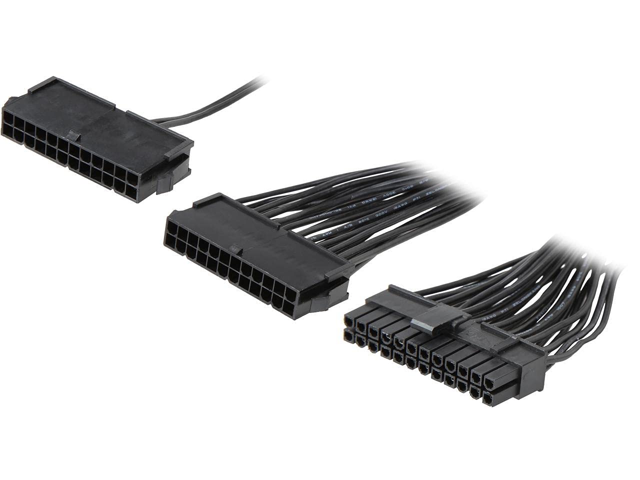 Tobo 24 Pin Dual PSU Power Supply Splitter Extension Synchronizer Adapter Male to Female ATX Motherboard Cable for Mining (24 Pin Dual PSU Power Supply Cable) - TD-246TC 2