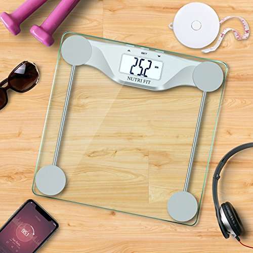NUTRI FIT Digital Body Weight Bathroom Scale BMI, Accurate Weight Measurements Scale,Large Backlight Display and Step-On Technology,400 Pounds 2