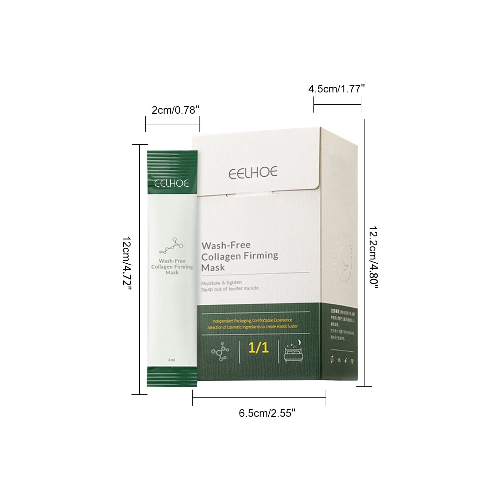 Firming Collagen Lifting - Collagen Moisturizing for Women Mask Sleeping 80ml Firming Firming Sleeping Mask Mask Facial Mask Teen Skin Care Gift (A-1, One Size) 4