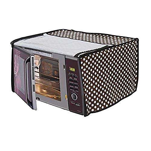 Stylista Synthetic Vinyl Microwave Oven Cover (Ct_Stymo_Com_Bb07_S1_84, Multicolor) 1