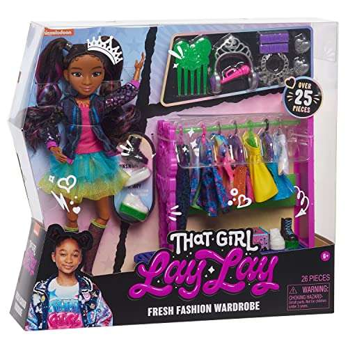 Just Play That Girl Lay Lay Fresh Fashions Wardrobe Set, 25-Pieces, Fashion Doll and Accessories, Kids Toys for Ages 6 Up 6