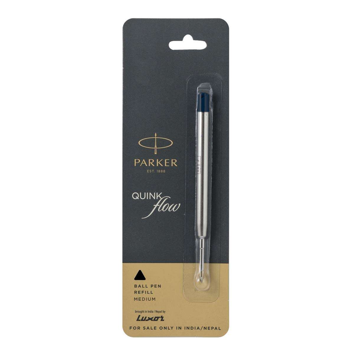 Parker Quink Ink Bottle (Black) & Parker Quink Flow Ball Pen Refill (Black) 6