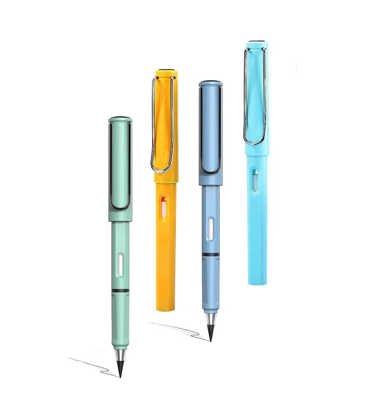 BITONA® Everlasting inkless Pencils Portable Reusable and Erasable (Set of 2 pencils) any 2 random color