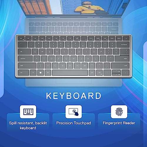 Dell Inspiron 7420 2in1 Laptop, Intel Core i5-1235U Processor/ 16GB DDR4/ 512GB SSD/ 14.0" (35.56cm) FHD+ Touch 250 nits Active Pen/Windows 11+ MSO'21/15 Month McAfee/Platinum Silver/ 1.5kg 5