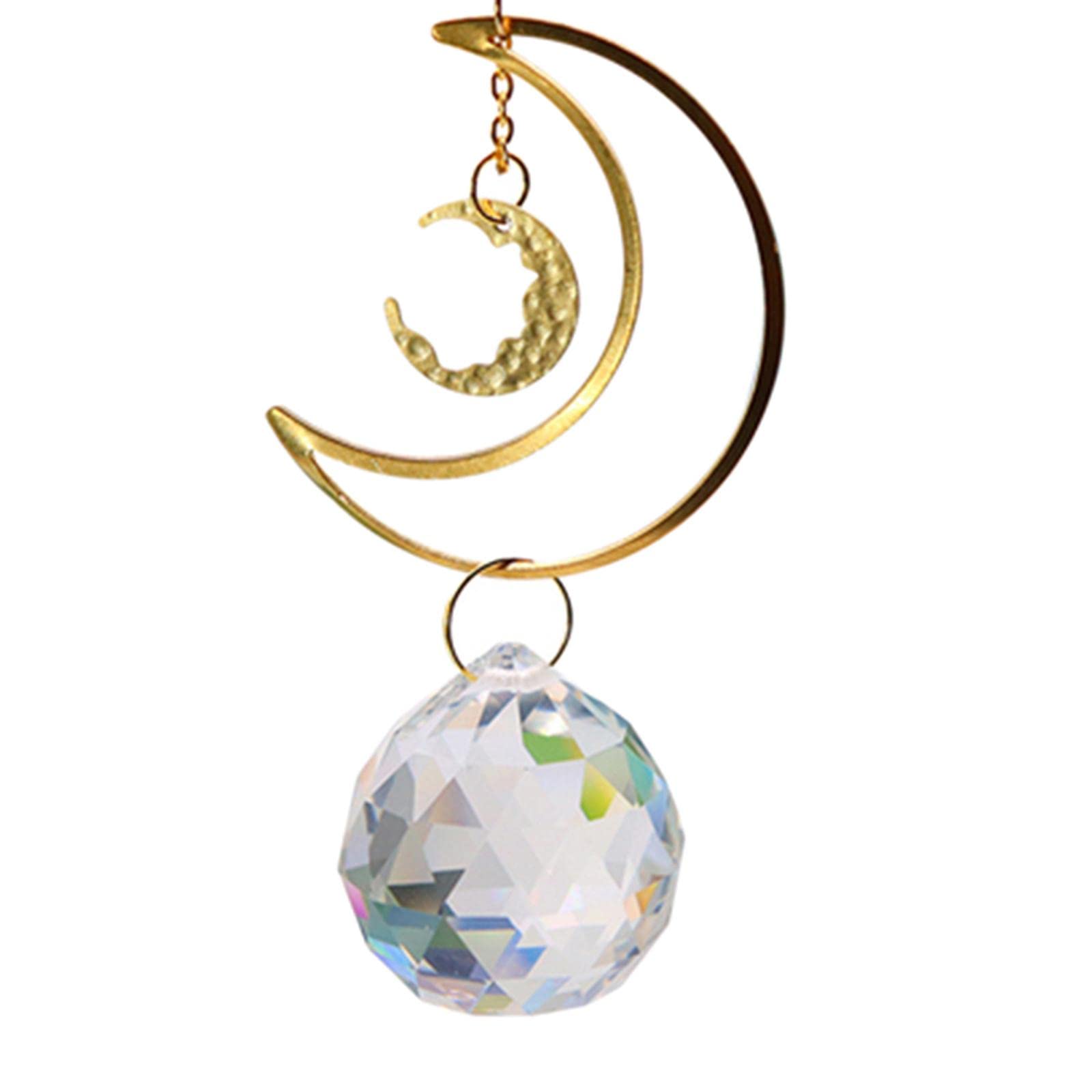 Generic Crystal Prism Ball Feng Shui Pendants Hanging Rainbow Sun Catcher Style 1 1