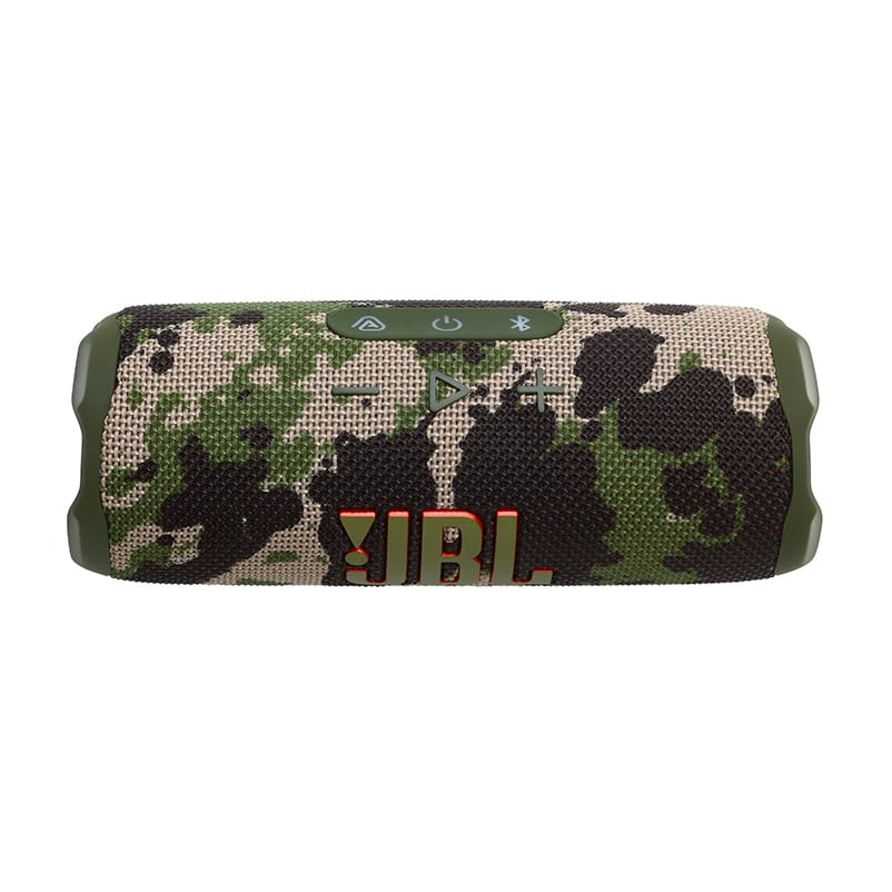 JBL FLIP 7 Waterproof Portable Speaker Bundle with gSport Silicone Sleeve (Camo) 6