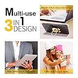 Finex 3 Pcs Set Mickey Mouse Minnie Mouse Winnie The Pooh 2-in-1 Mobile Cell Smart Phone Kickstand Finger Ring and Holder Stand Grip for iPhone Samsung Android 2