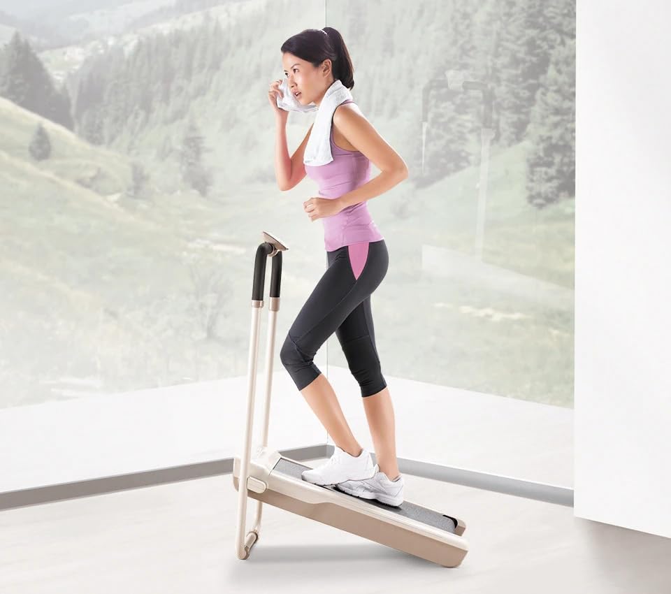 OSIM uTrek 2 in 1 Foldable Automatic Treadmill for Home Cum Under Desk Walking Pad | Slim Enough to be stored Under Bed | Mini Trek-Mill | Noiseless & Hassle Free | Calories Burner | Treadmill | Walking PAD For Gym & Home-Fit for All- 1 Year Onsite Warranty