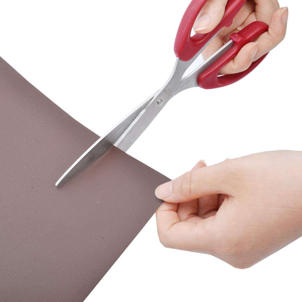 SUMURA Leather Repair Patch, Leather Adhesive Kit for Sofas, Drivers Seat, Couch, Handbags, Jackets - 8× 11inch（Medium Brown） 2