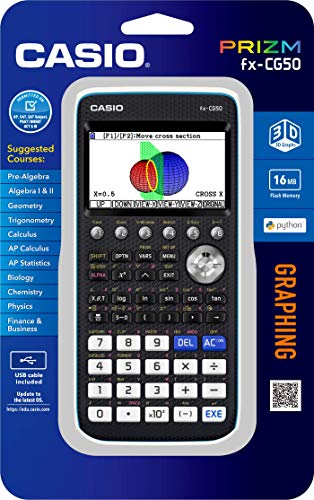 CASIO PRIZM FX-CG50 Color Graphing Calculator (Renewed) 2