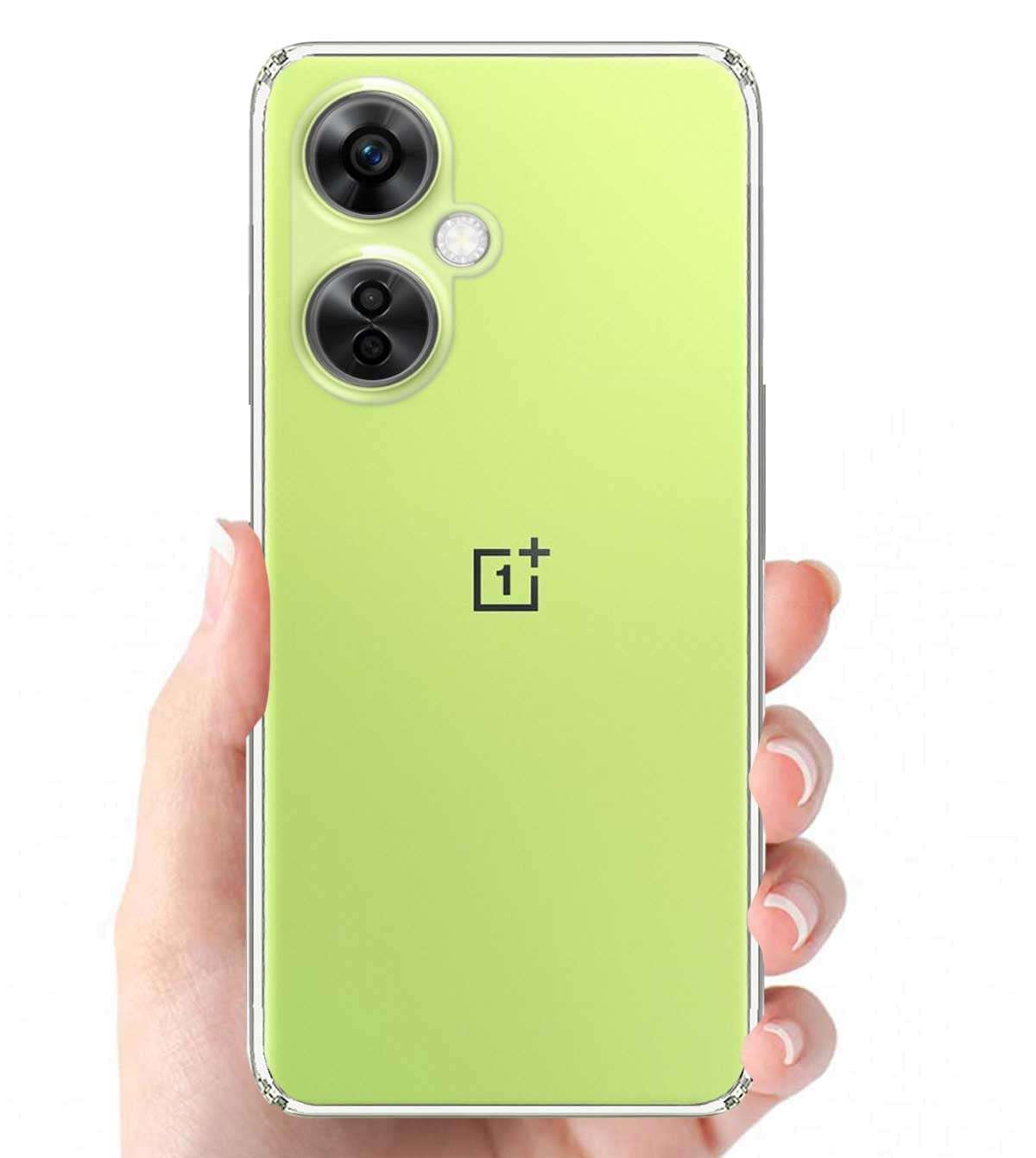 JGD PRODUCTS for OnePlus Nord CE3 lite Premium Transparent Soft Silicon Crystal Clear Back Cover [Transparent] 2