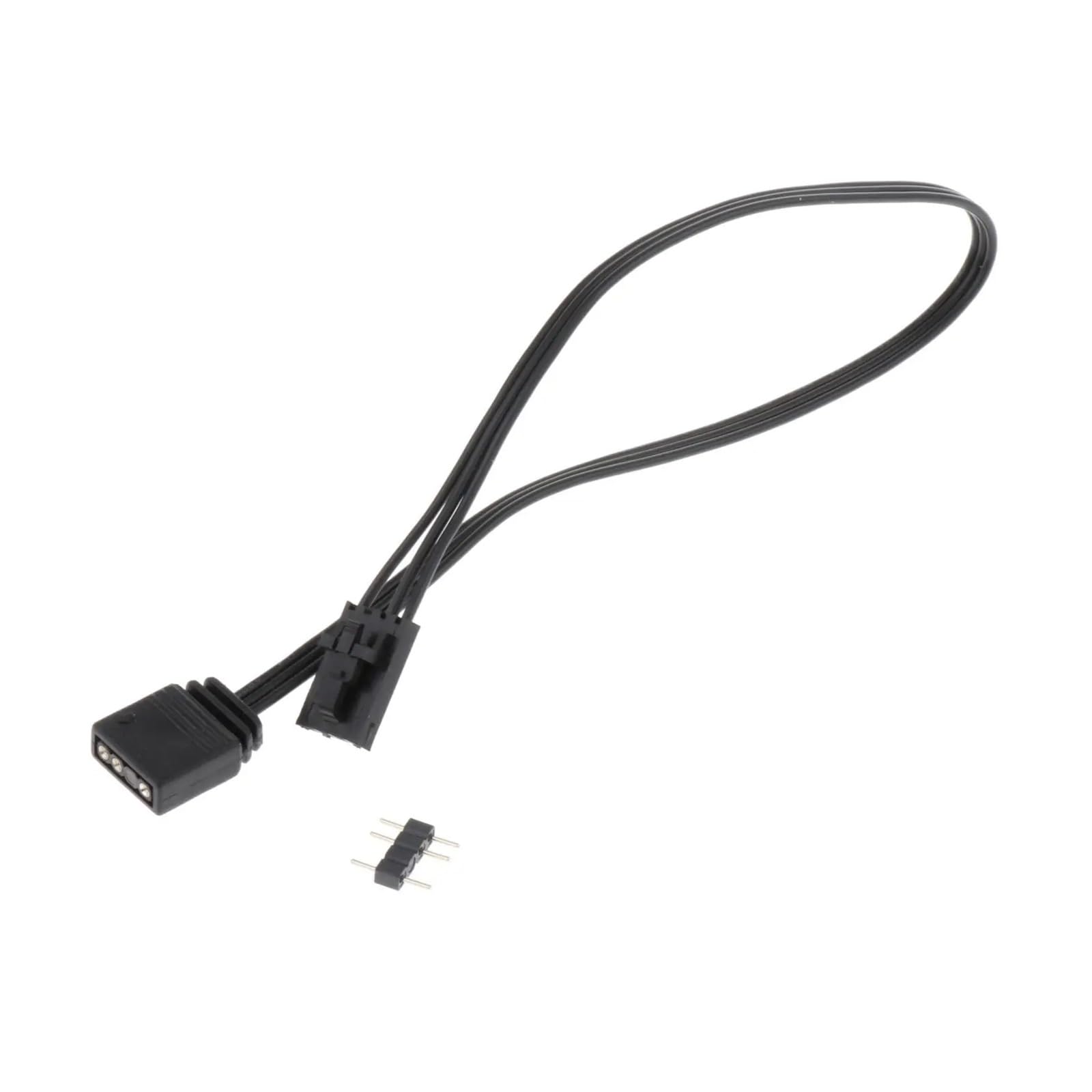 Fan Adapter Cable Durable Black Reusable Lighting Node Fan LL120 140 QL Converter 4 Pin RGB to ARGB 5V 3 Pin Accessories 4