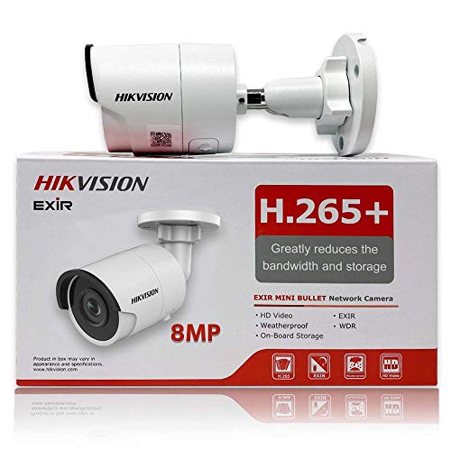 HIKVISION Outdoor DS-2CD2083G0-I 8.0MP 4K UltraHD Exir Bullet Camera IR, 4.0mm, IP67-Weatherproof 1