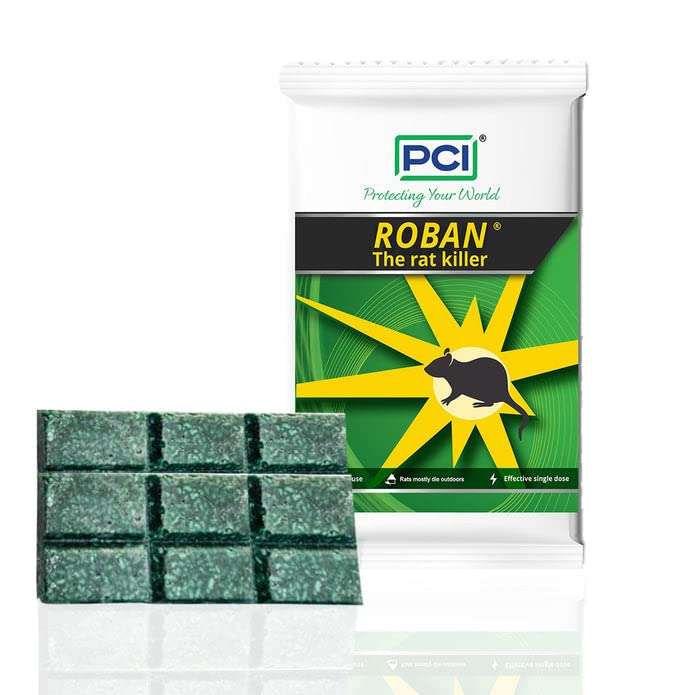 Ventoux PCI Roban The Rat Killer Brown Big | Rat Killer Cake for Homes, Offices, Warehouses, and Other Places Where Rodents May be Present (1Pcs) 2