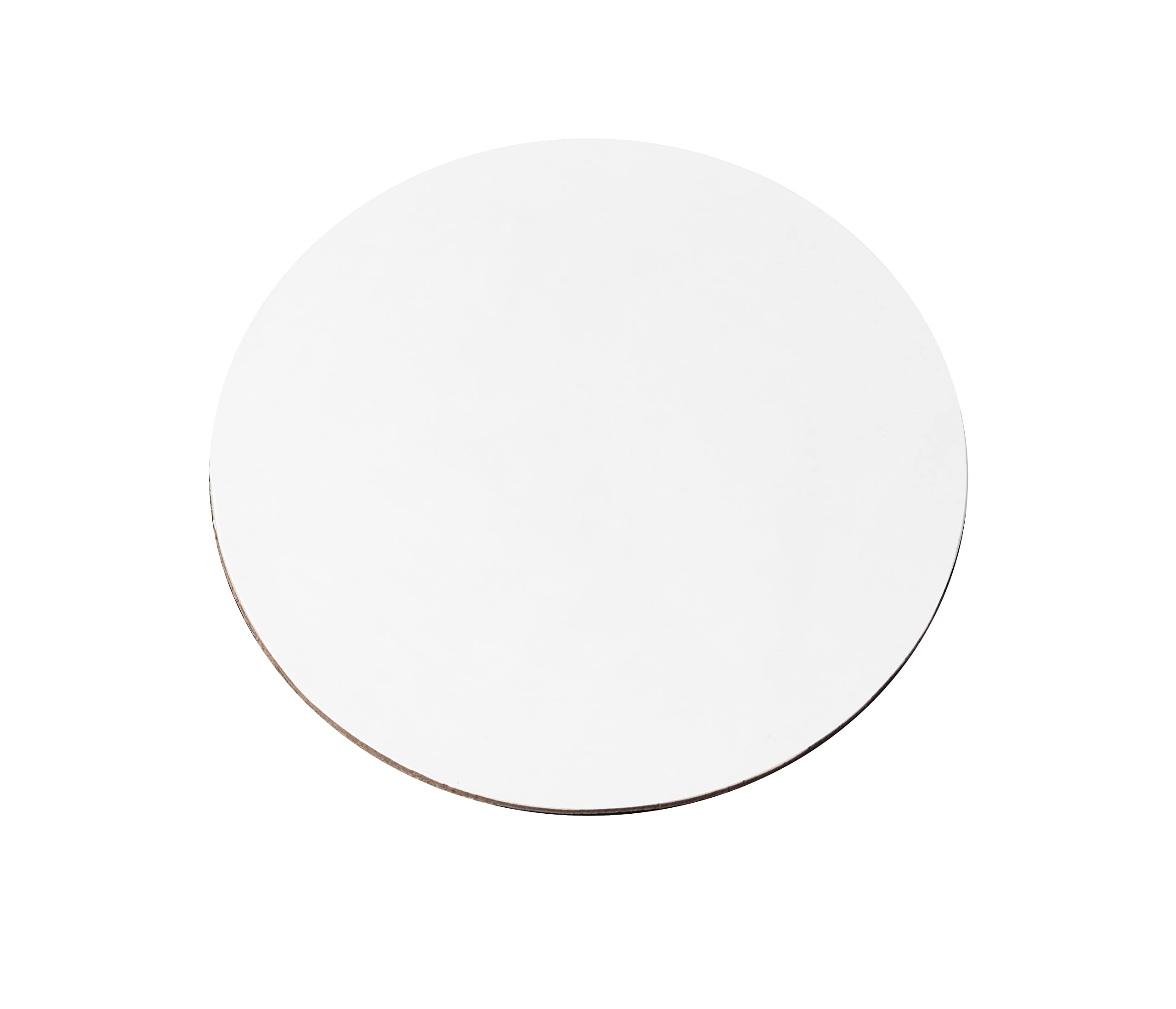 Pack of 100 Confectioner's Choice MDF Round Cake Base Covered With Paper And Food Grade Lamination Diameter-8.75 Inches Colour-Gold 3