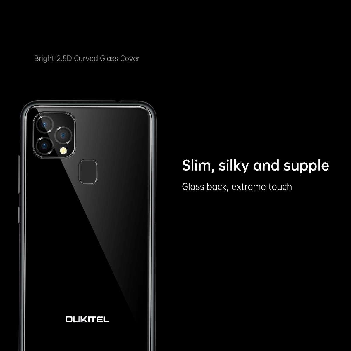 OUKITEL C22 Unlocked Cell Phone, 2021 Dual SIM Smartphone 5.86 Inch HD Screen+, 4GB+128GB Android 10 T-Mobile, Rear 3 Camera Face/Fingerprint ID(Black) 6